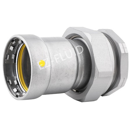 Ez-Fluid 1-1/2 X 1-1/2 Press X FPT PRESS FEMALE UNION HNBRCarbon Steel Mega Press G Type EZPGU141