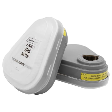 Ironwear Mixed Chemical Particulate Cartridge, N95 Filter Rating 1580