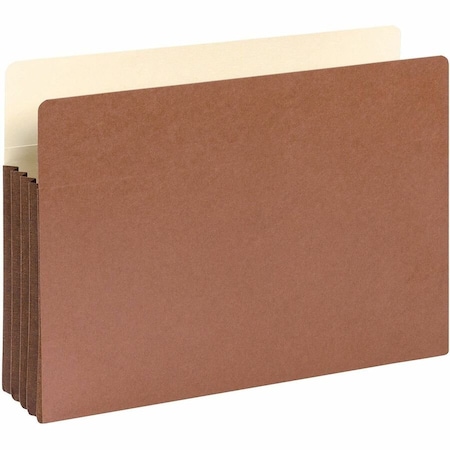 Smead Smead 3-1/2in Accordion Expansion File Pocket, Straight Tab, Lgl, Manila/Redrope, 10/Bx 74264