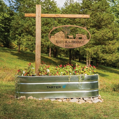 Tarter 169 Gal. Zinc-Coated Steel Galvanized Stock Tank WT226