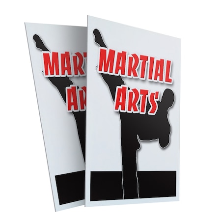 Signmission Martial Arts, Plastic Signs Only 24 Inch x 36 Inch, Corrugated Plastic, 2PK CSB-2436-2PACK-Martial Arts
