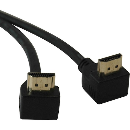Tripp Lite HDMI Cable, Hi Speed, 2 RA, M/M, M/M, 6ft P568-006-RA2