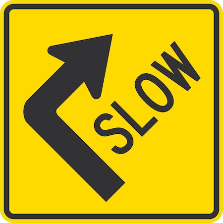 Lyle Slow (Right Arrow Symbol), 30x30, Diamond Grade, Yellow G-14982-DG_30x30
