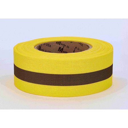 Mutual Industries REPULPABLE TAPE 3in YELLOW/BLACK Stripe, 20PK 17771-4191-3000
