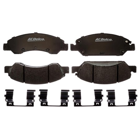 Acdelco PAD KIT FRT DISC BRK, Disc Brake Pad Set,  17D1367MHPVF1