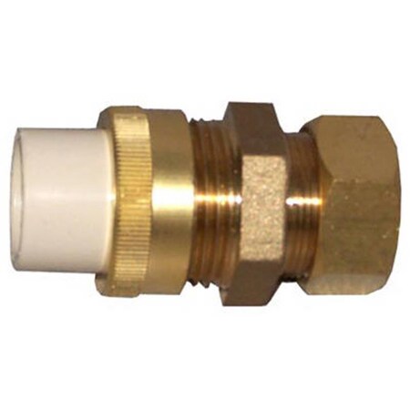 Cool Kitchen 53034Z 0.5 in. Slip x Brass Compression Union CO697595