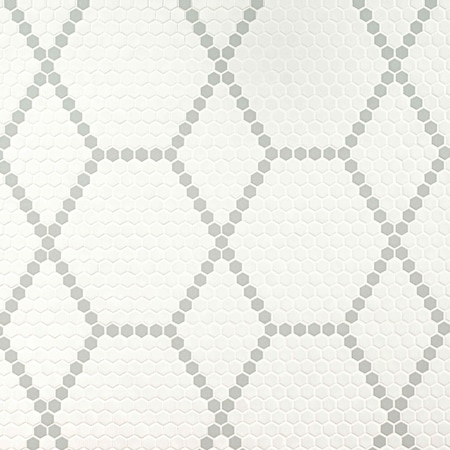 Msi White And Gray Hive Pattern Sample Matte Porcelain Floor And Wall tile ZOR-MD-0579-SAM