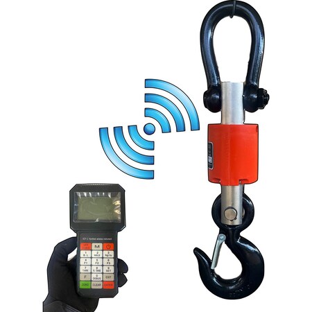 Prime Systems New Wireless Crane Scale 300 ft range Hanging Scale 10,000 lbs x 2lb PS-W-CR-10k