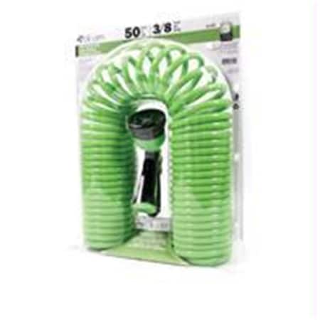 Bond Manufacturing -Bloom Self Coiling Hose With Water Nozzle- Assorted .38 In X 50 Ft 989737
