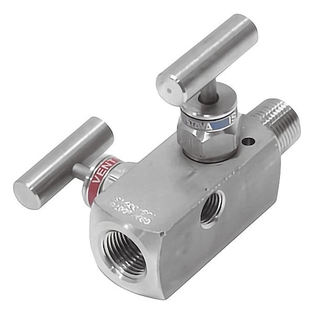 Ham-Let Two-Way Valve, Stainless Steel M-20M-85-8N-SS-T-T