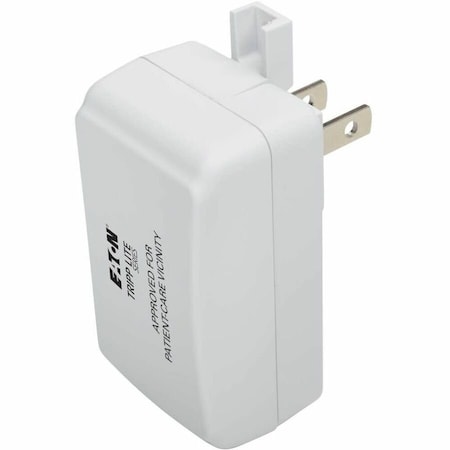 Eaton Tripp Lite Series 1-Port Isolator Hospital-Grade USB Wall Charger, UL 60601-1 for Patient Care U280-001-W2-HG