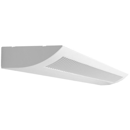Westgate 4FT DECORATIVE PERFORATED AND LOUVER WALL LIGHT 50W DIRECT INDIRECT 3CCT, 3000K/4000K/5000K, White WCLP-UD-4FT-50W-MCT-D