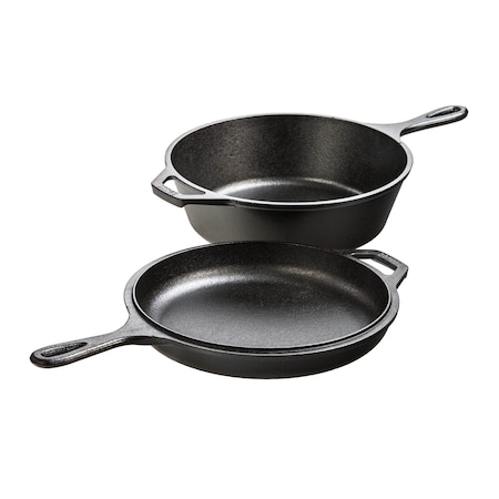 Lodge 3.2 Quart Cast Iron Combo Cooker LCC3
