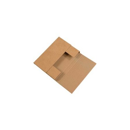 Bubblefast 50-12 x 9 x 3'' Kraft Easy-Fold Mailers, 50PK BFM12932BFK