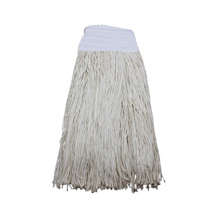 Bsl String 8-ply Cotton Cut-End Mop Head, Wide Band 14 oz No 16, PK6 3965-6