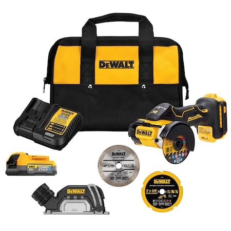 Dewalt Cut-Off Tool Kit, Cordless, 20V, 2 lb DCS438E1