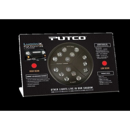 Putco Display-Accessories, Luminix Jeep Headlight 230600D