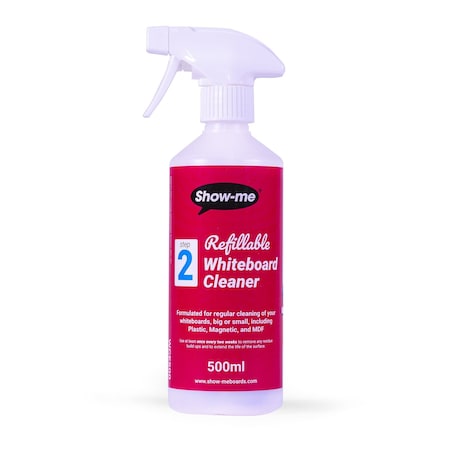 Show-Me Refillable Dry Erase Board Cleaner, 16.9 fl. oz., 6PK WCE500X6