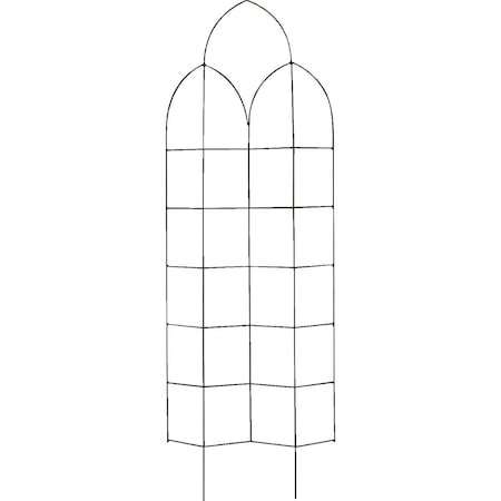 Panacea 72'' H. Steel Offset Spire Trellis 89658