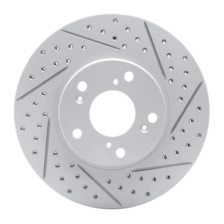 Dynamic Friction Co DFC Geoperformance Rotor - Drilled and Slotted 830-59042R