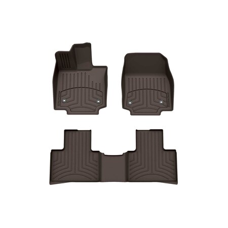 Weathertech Cocoa, Front and Rear FloorLiner HP 471795-1-2IM