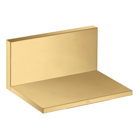 Axor ShowerSolutions Tub Spout Trim 10" x 5" in Brushed Gold Optic 10942251