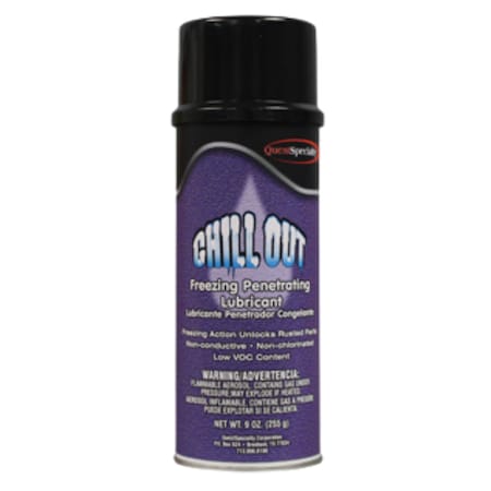 Quest Specialty CHILL OUT Freezing Penetrating Lubricant net 9 oz.can, 2PK 5970-2