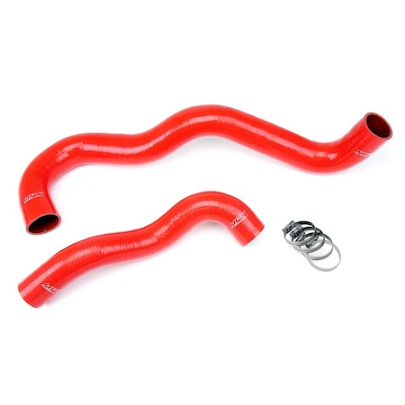 Hps Performance High Temp Reinforced Silicone Radiator Coolant Hose Kit, Red,  57-1075-RED