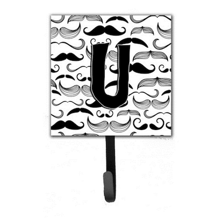 Carolines Treasures Letter U Moustache Initial Leash and Key Holder CJ2009-USH4