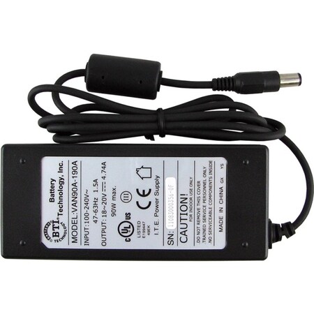 Battery Technology BTI DL-PSPA10 AC ADAPTER 19V 90W - Compatible OEM 330-1825 6C3W2 JC53V JCF3V 332-1828 DL-PSPA10