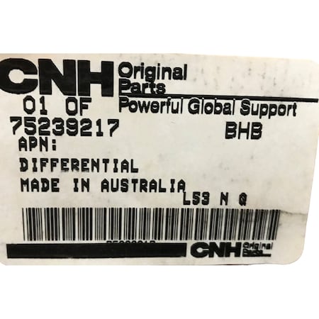 Cnh DIFFERENTIAL, CNH OEM 75239217 75239217