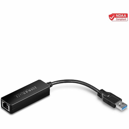 Trendnet AC TU3-ETG USB 3.0 to Gigabit Ethernet Adapter Retail TU3-ETG