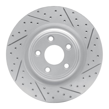 Dynamic Friction Co DFC Geoperformance Rotor - Drilled and Slotted 830-20028R