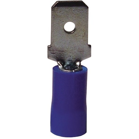 Gardner Bender Disconnect Terminal, 600 V, 16 to 14 AWG Wire, 14 in Stud, Vinyl Insulation, Blue 20-143M