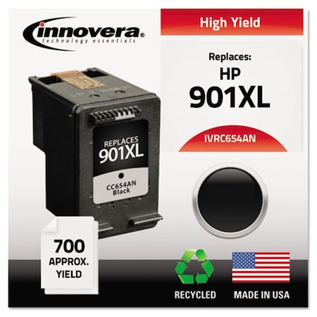 Innovera IVR 901XL HighYield Ink, Black C654AN