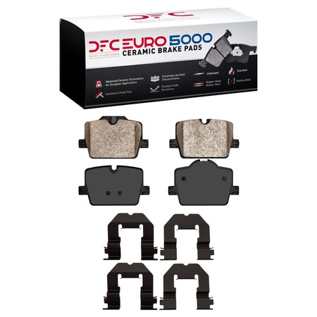 Dfc 5000 Euro Ceramic Disc Brake Pad Set,  1600-2221-01