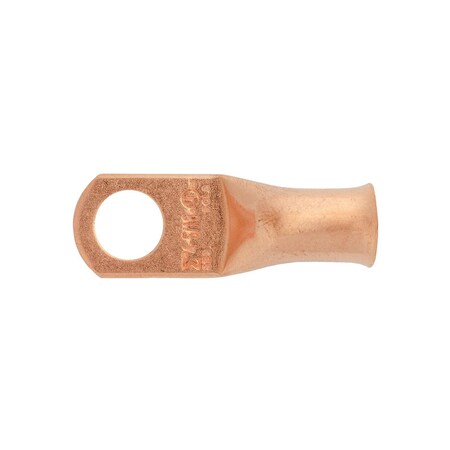 Auveco Copper Battery Cable Lugs. 4 Gauge. 5/16in Stud Size, 10PK 22976