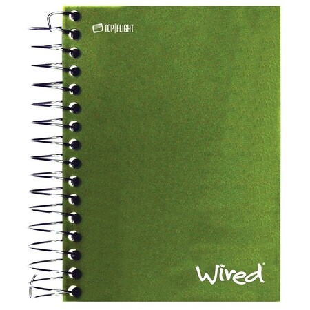 Top Flight 300 Series 4511478 Narrow Rule Notebook, Micro-Perforated Sheet, 180-Sheet, Wirebound Binding 4511465