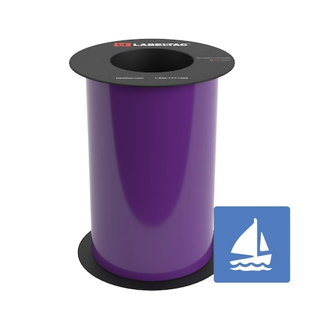 Labeltac Marine Supply 8in x 75ft LT9, Purple LT809MN-C