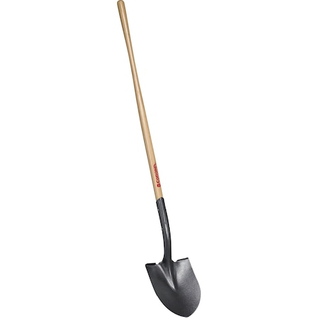 Corona Tools Closed-Back, Round Point Shovel, 14-Gauge, 12 in. Head, 48 in. Wood Handle SS 60000