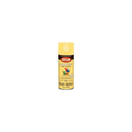 Krylon COLORmaxx Spray Paint, Gloss, Sun Yellow, 12 oz, Aerosol Can 5541