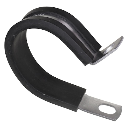 Auveco 1 1/4in Steel Clamp with Neoprene Jacket, 10PK 20509