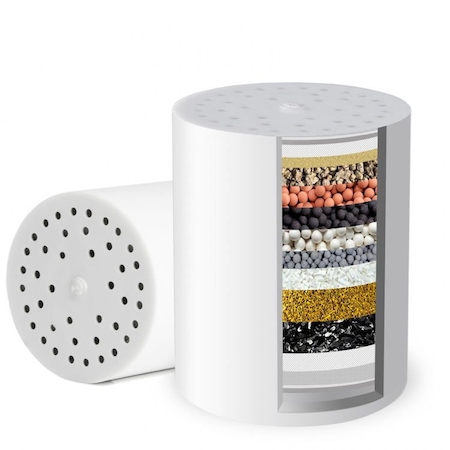 Ispring 15-Stage Shower Filter Replacement Cartridge-Removes Chlorine, Sediment, Heavy Metal, and Odor FSF3