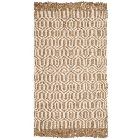 Safavieh Natural Fiber Small Rectangle Area RugNatural & Ivory 3 x 5 ft. NF184A-3