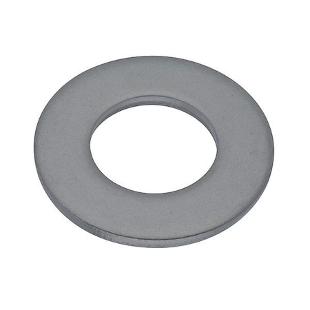Zoro Select Flat Washer, For Screw Size 5/8 in , PVC Not Applicable Finish, 10 PK WASB58NPVC