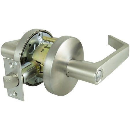 Prosource Privacy Lever, Zinc, Reversible Hand, 2 Grade Y361CV-PS