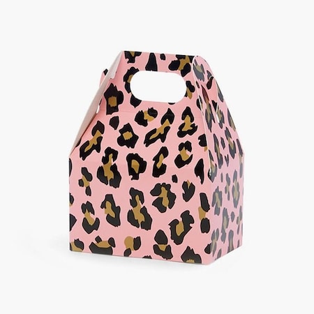 Nashville Wraps Lipstick Leopard Mini Gable Box, 4x2.5x2.5, 6PK LPLMGB