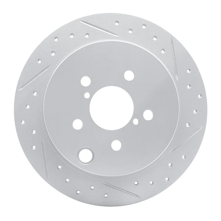 Dynamic Friction Co DFC Geoperformance Rotor - Drilled and Slotted 830-13025R