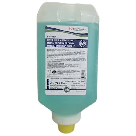 Stockhausen KRESTO Light-Duty Hand Cleaner, 2 L Bottle, Liquid, Green, Fragrant PN88331106