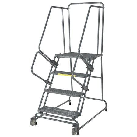 Ballymore Tilt and Roll Ladder, Steel, 40 in.H TR-4-X